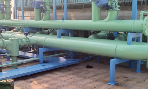 Multi-Line Process Piping System Installation Multi-Line Process Piping System Installation